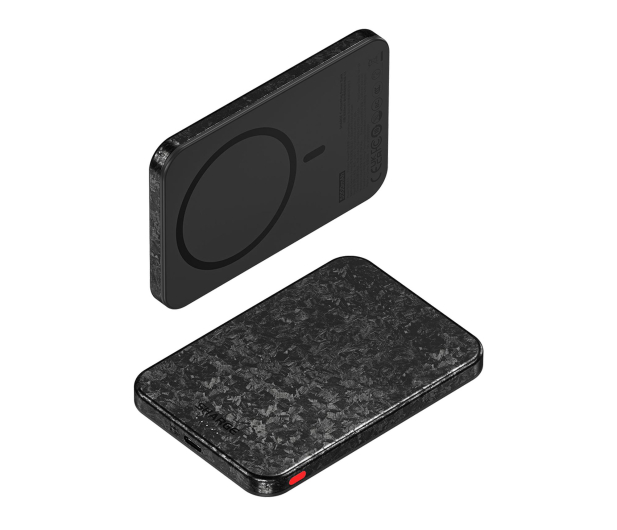 Sharge PowerBank CarbonMag 20W Qi2 QC 3.0 PD 3.0 5K mAh Czarny - 1455950 - zdjęcie 2
